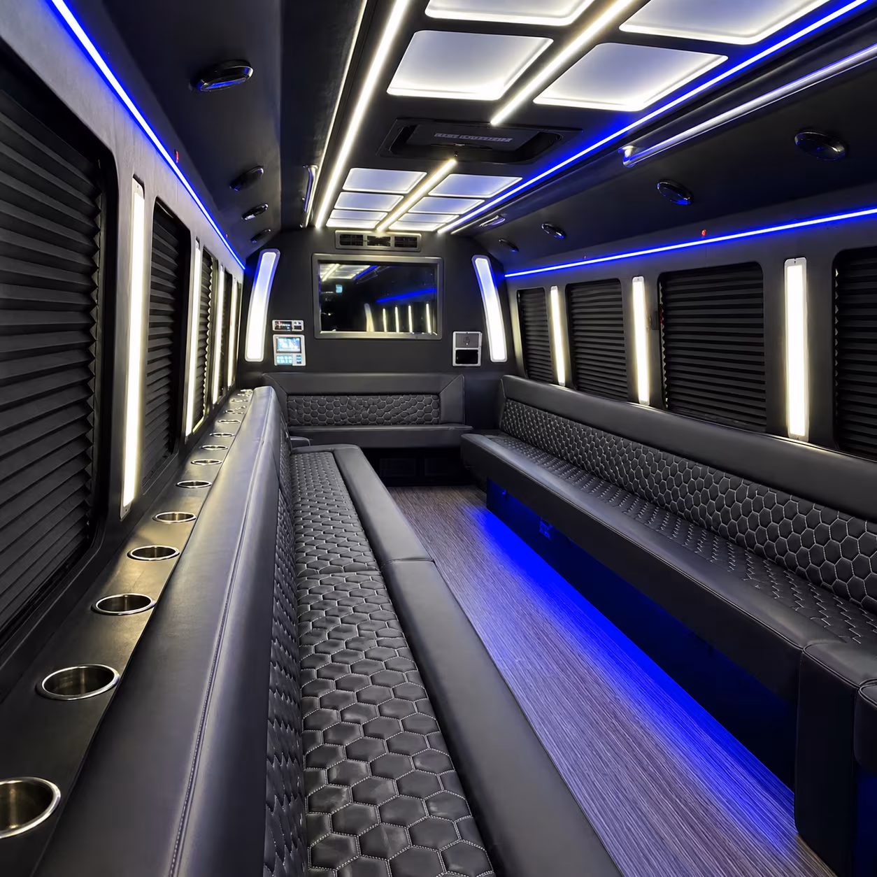 fort collins party bus rental interior